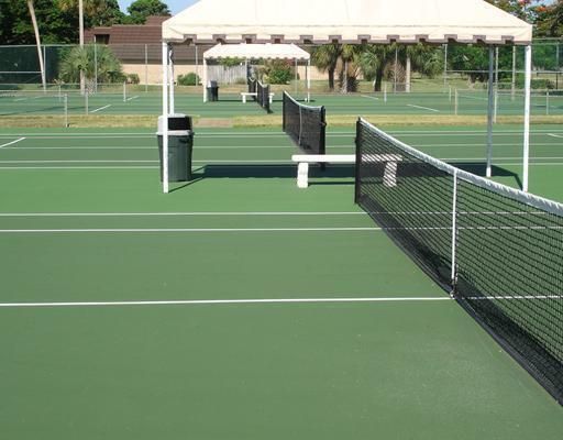 tennis courts