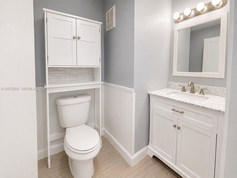 Downstairs half bathroom