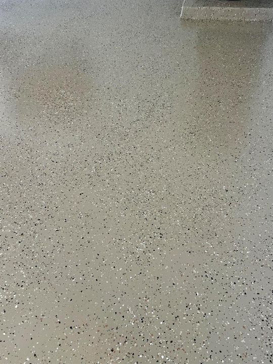 Epoxy garage floor