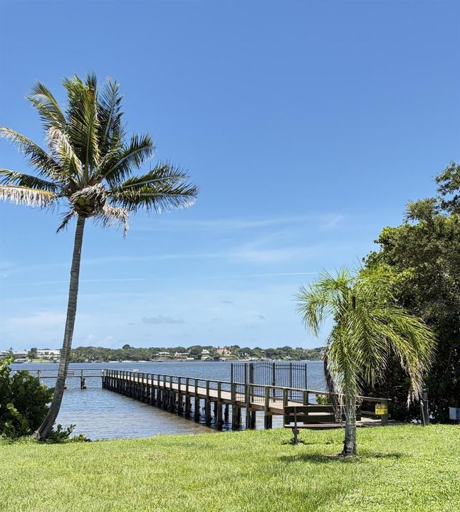 PIER ON ST. LUCIE RIVER