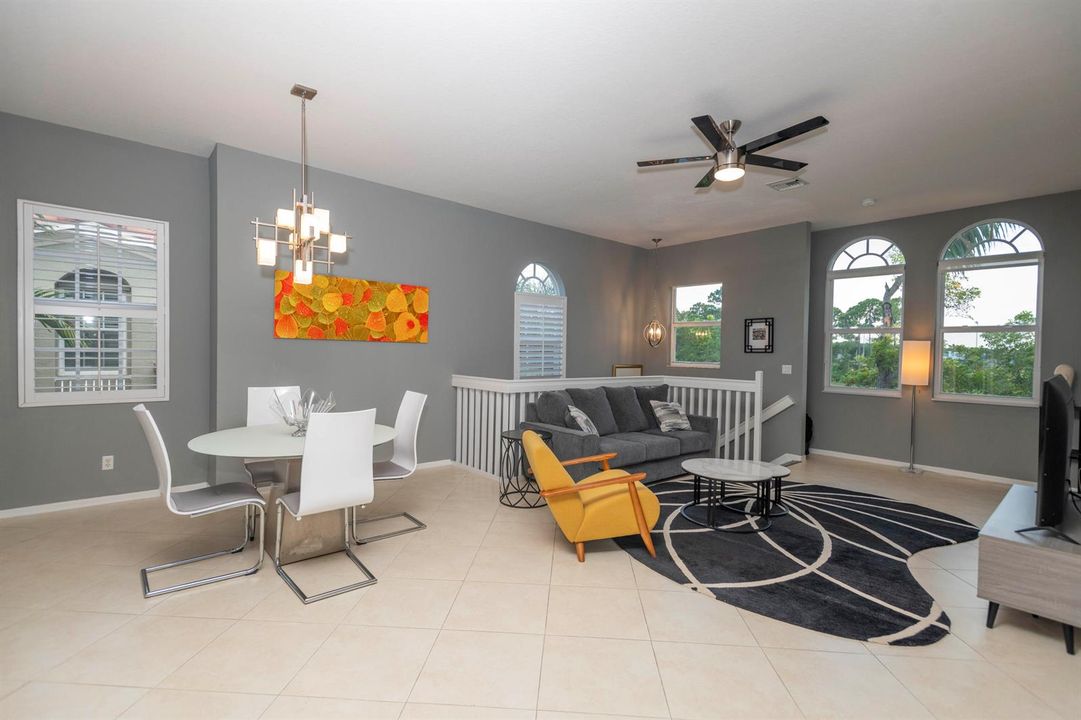 Living and dinning area