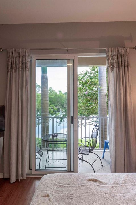 Lake view from master bedroom