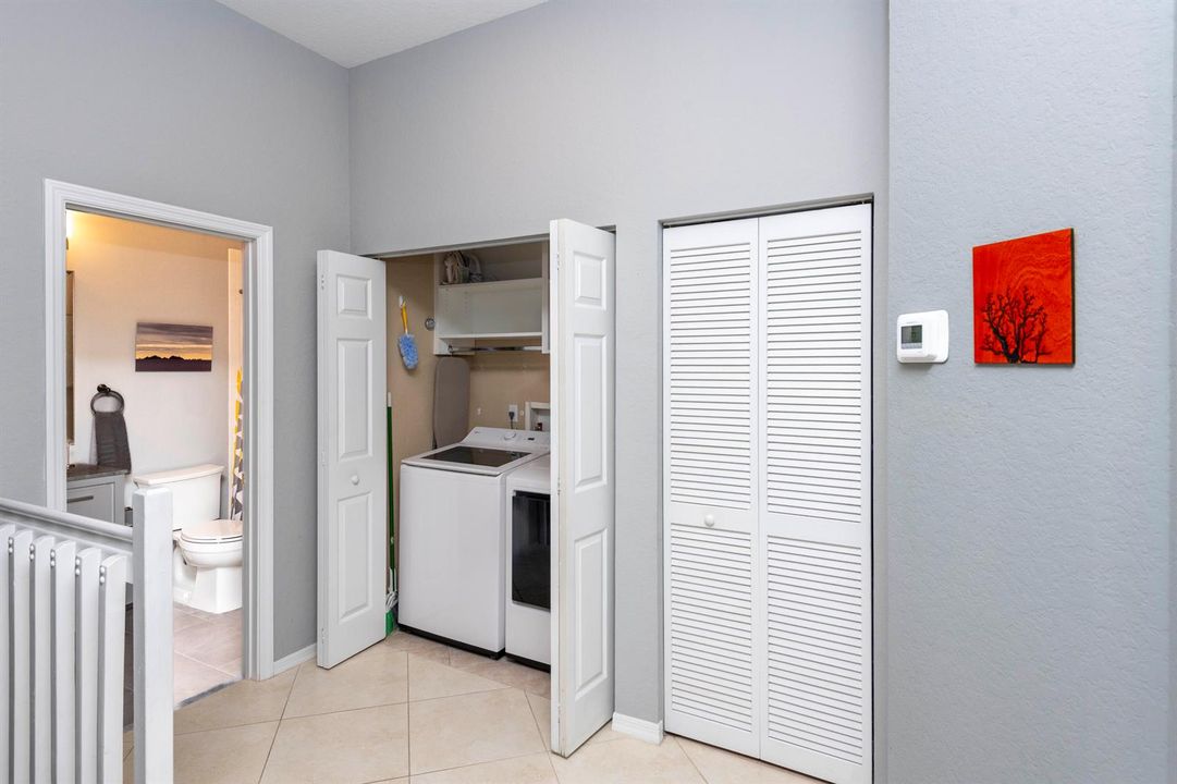 Laundry closet