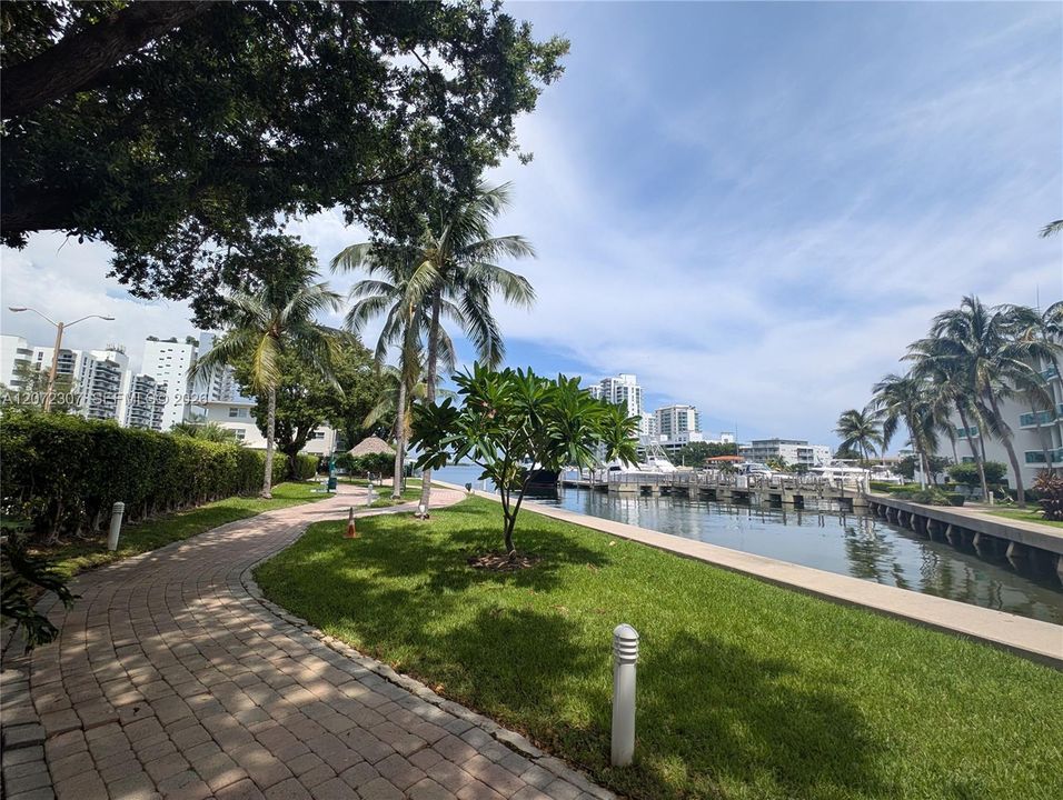 walkway by the water