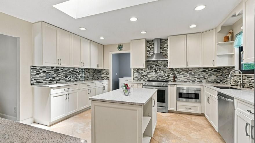 Stone Countertops & Plenty of Storage