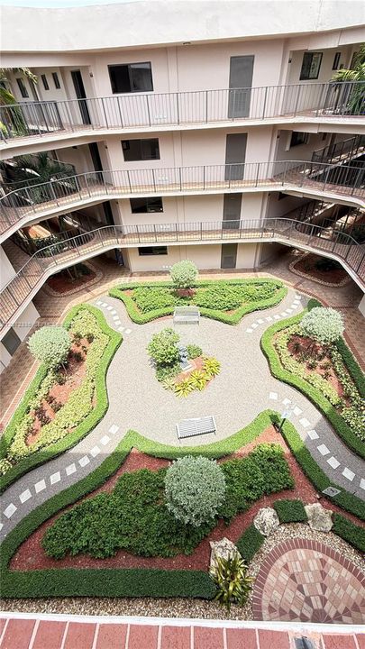 Inside building view