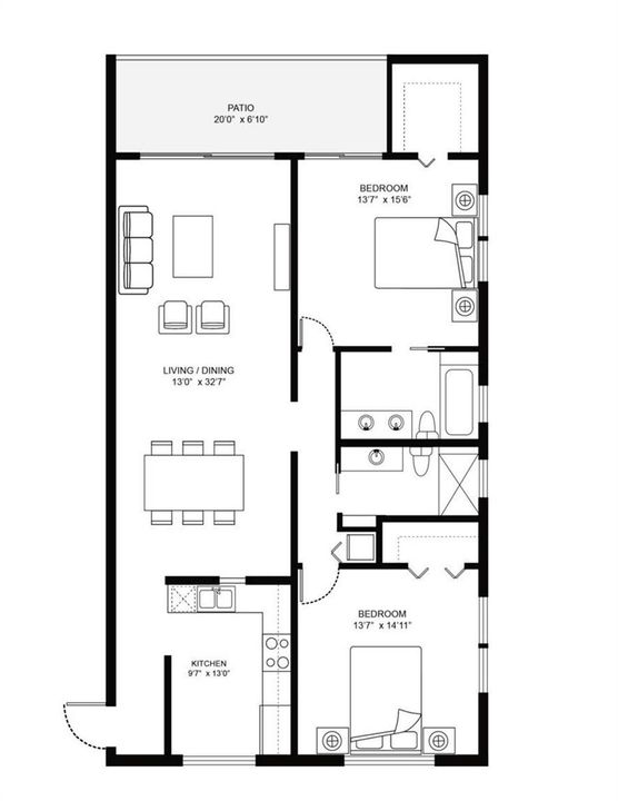 Corner Deluxe Right - Mirrored