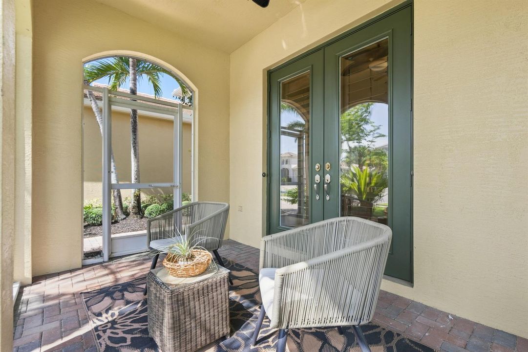 Front porch off Den