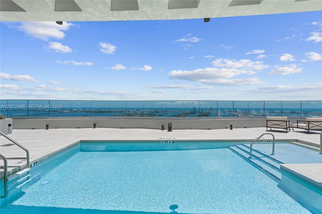 Rooftop pool
