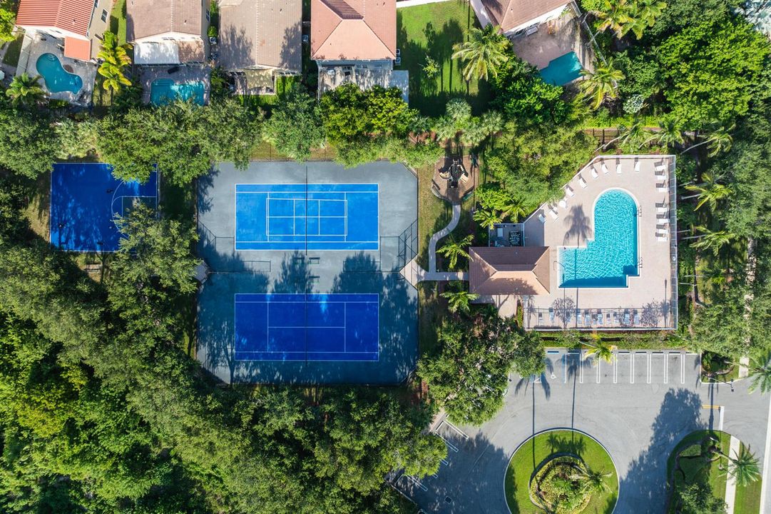 Aerial Pool / Tennis