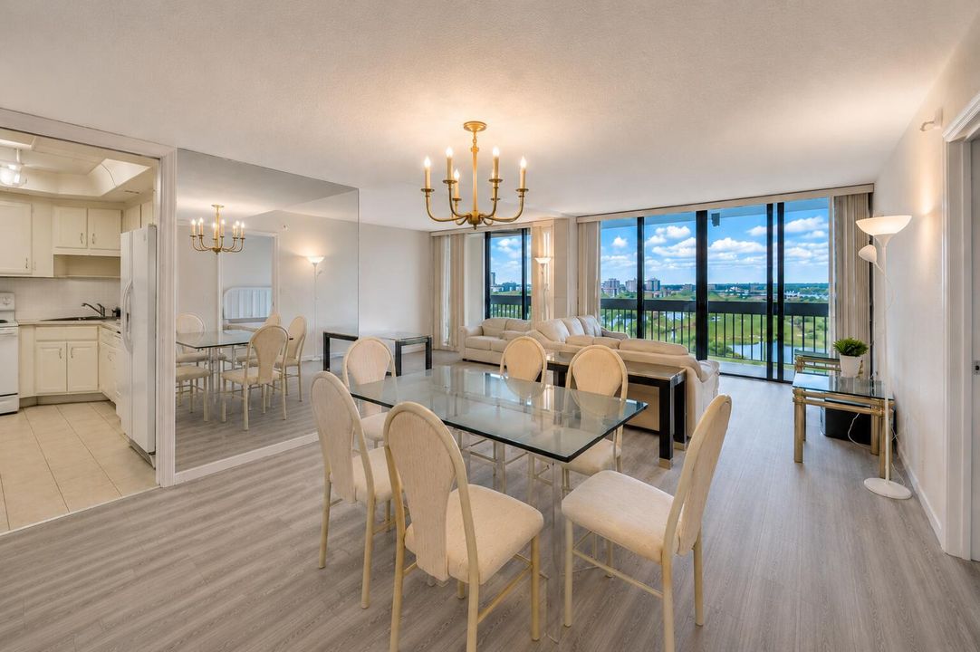 Entry View - Dining , Living, View