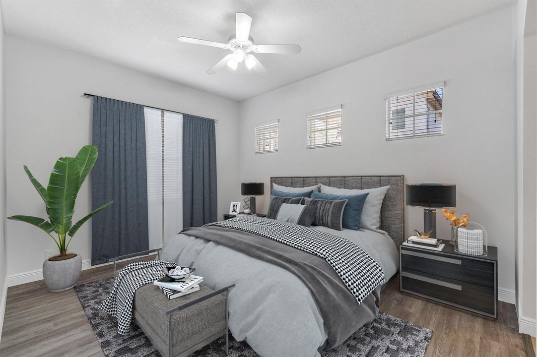 542 Primary Bedroom virtual stage