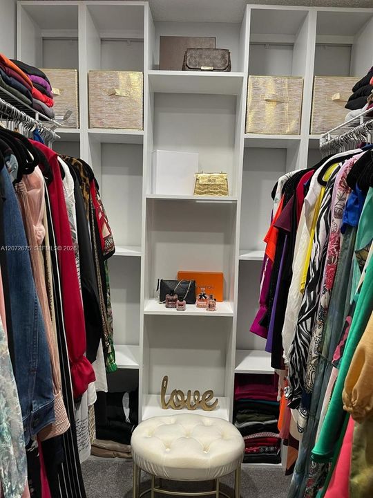 Master closet