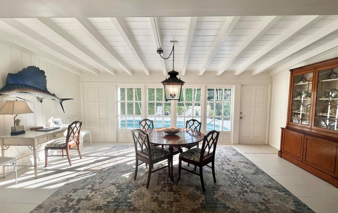 Dining room off the kitchen