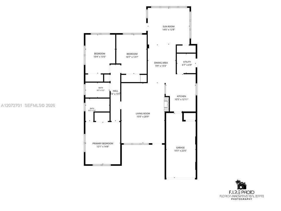 На продажу: $459,990 (3 спален, 2 ванн, 1645 Квадратных фут)