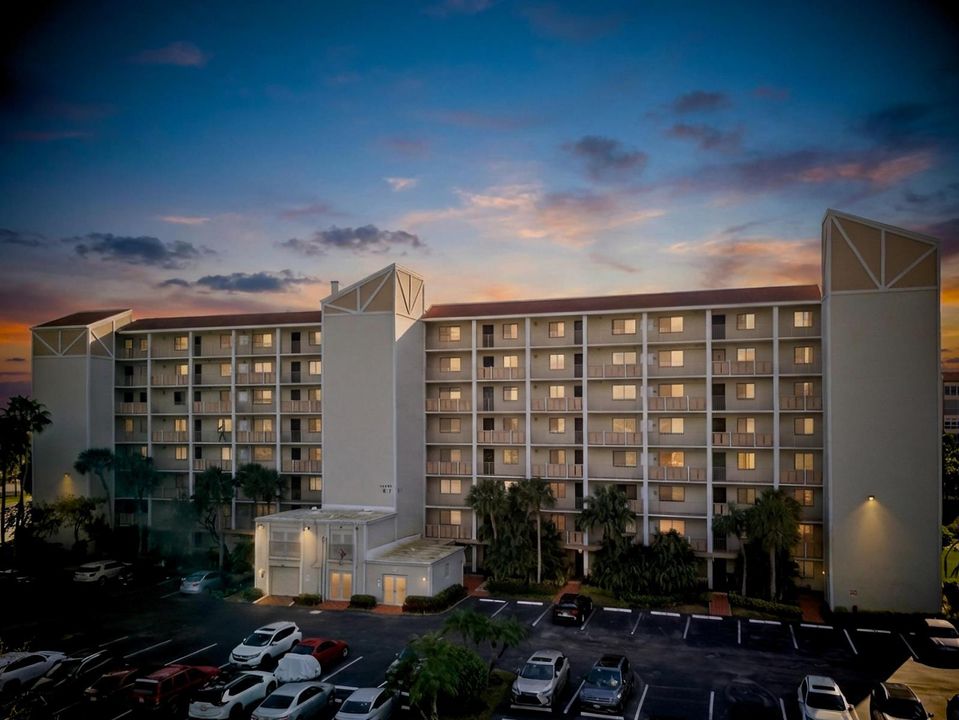Building Front Dusk