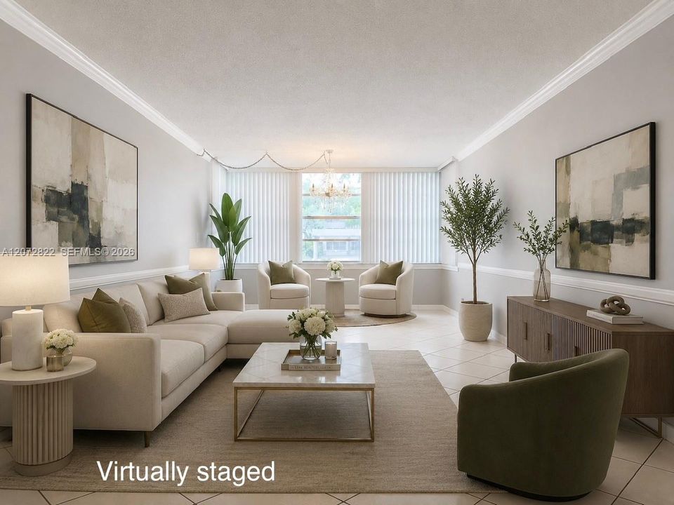 Virtually staged