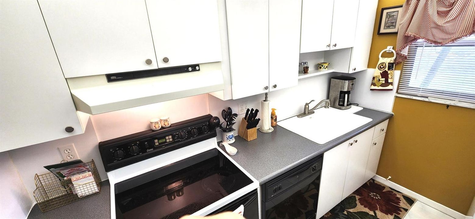 Kitchen looking at Stove