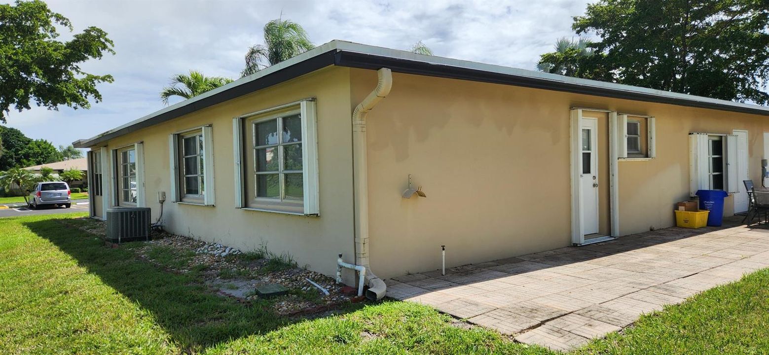 Condo Outside Back Corner