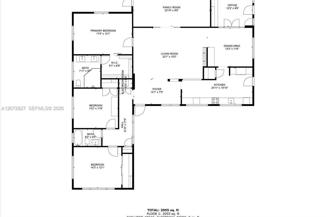 For Rent: $7,950 (3 beds, 2 baths, 1951 Square Feet)