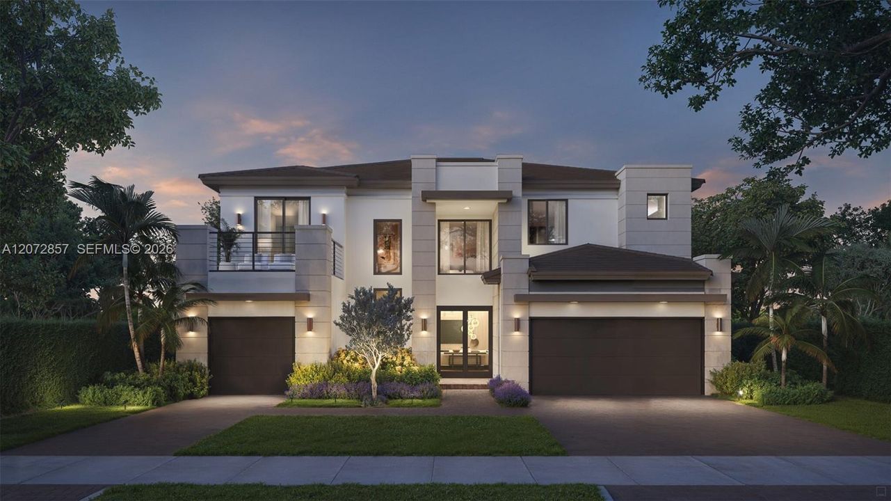 Victoria Model Home night