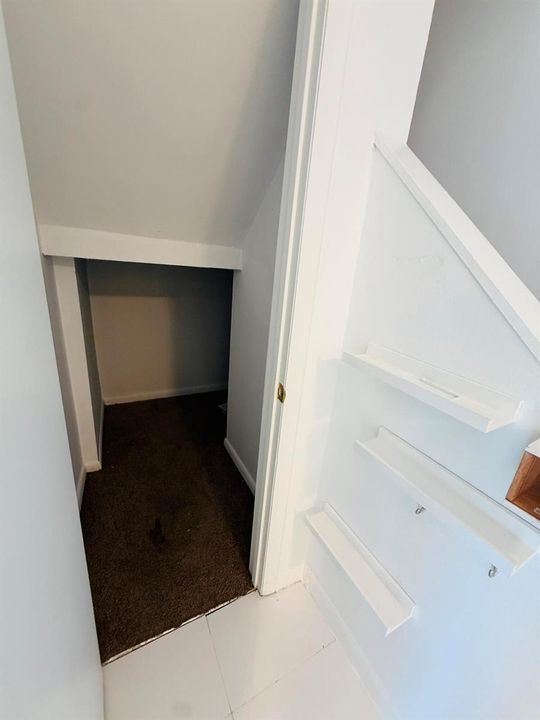 Extra storage under steps
