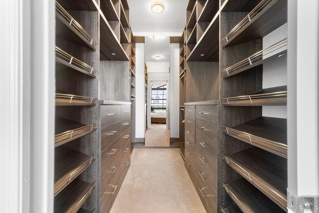 Custom Fitted Walk-In Closet