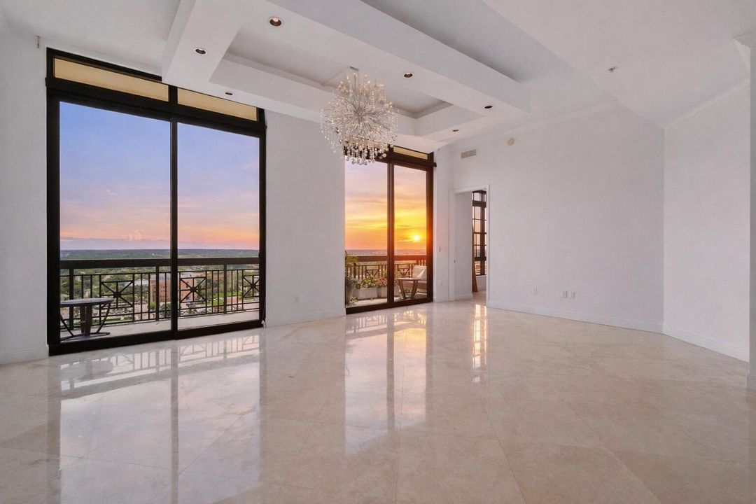 Expansive Water View Living Room