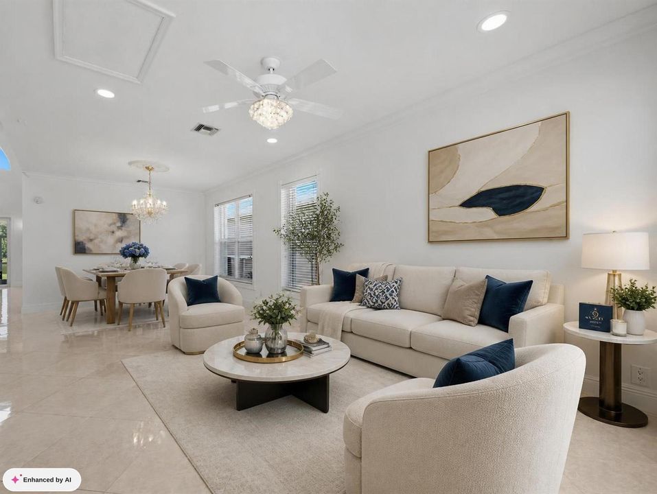 Living Dining Staged