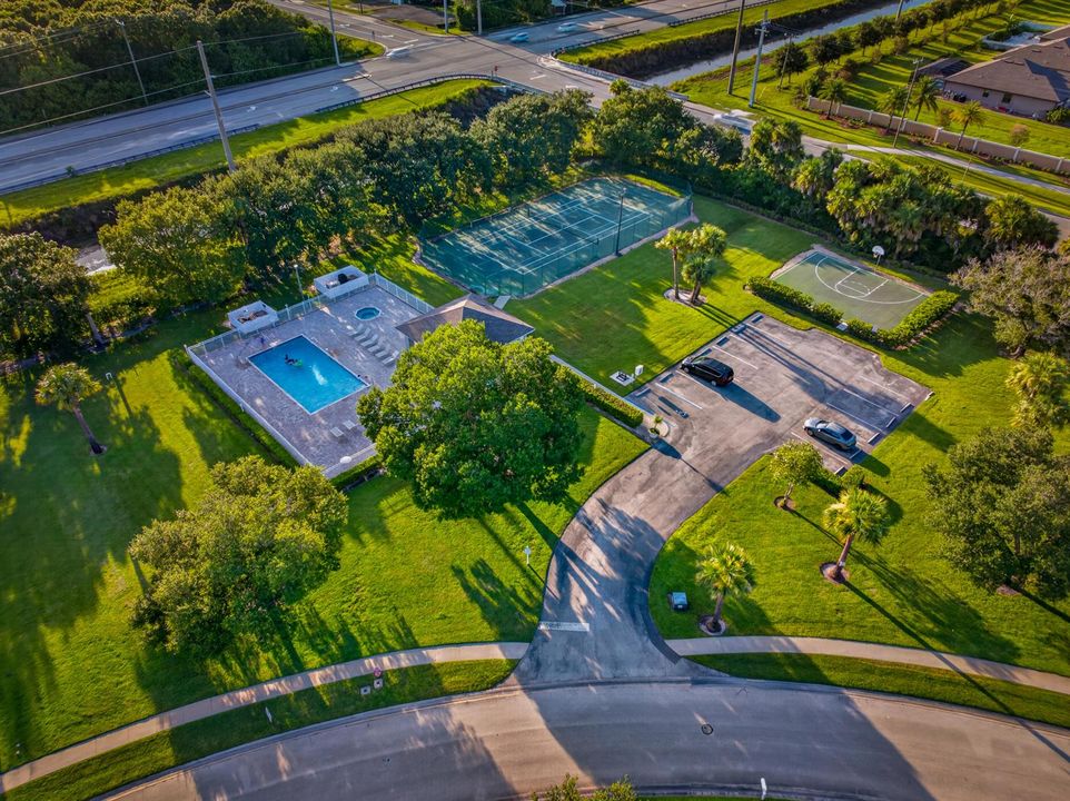 Pool Tennis Court