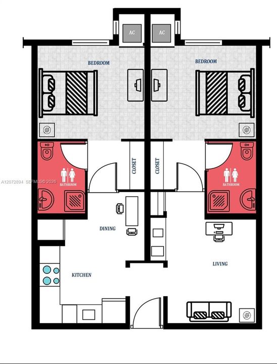 For Rent: $2,575 (2 beds, 2 baths, 0 Square Feet)