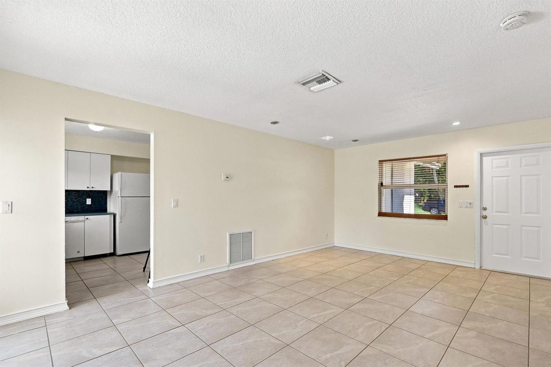 Living Area and Kitchen Entry