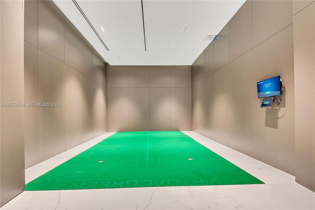 Putting simulator / golf
