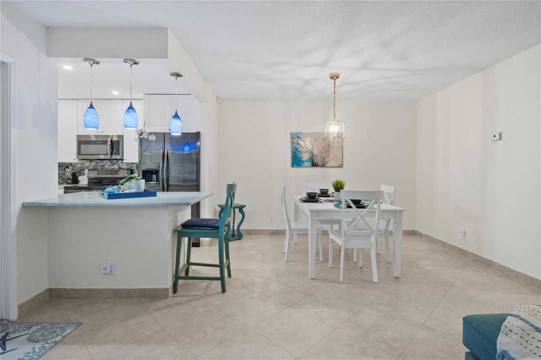 dining room & kitchen