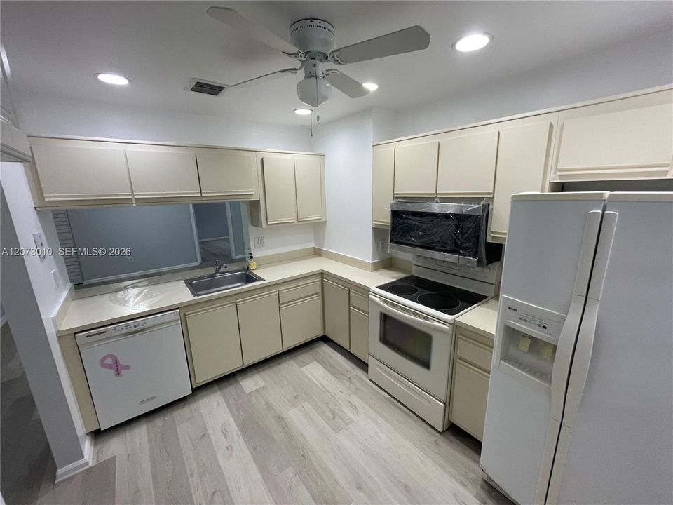Large kitchen.