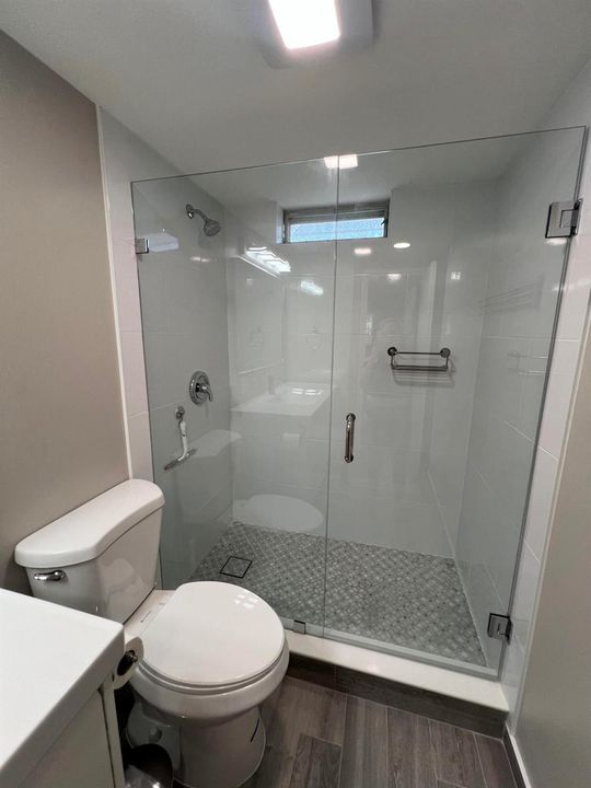 frameless shower door