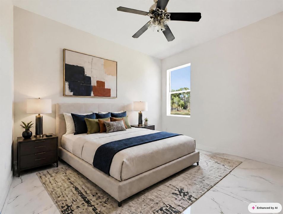 Bedroom 2 Staged