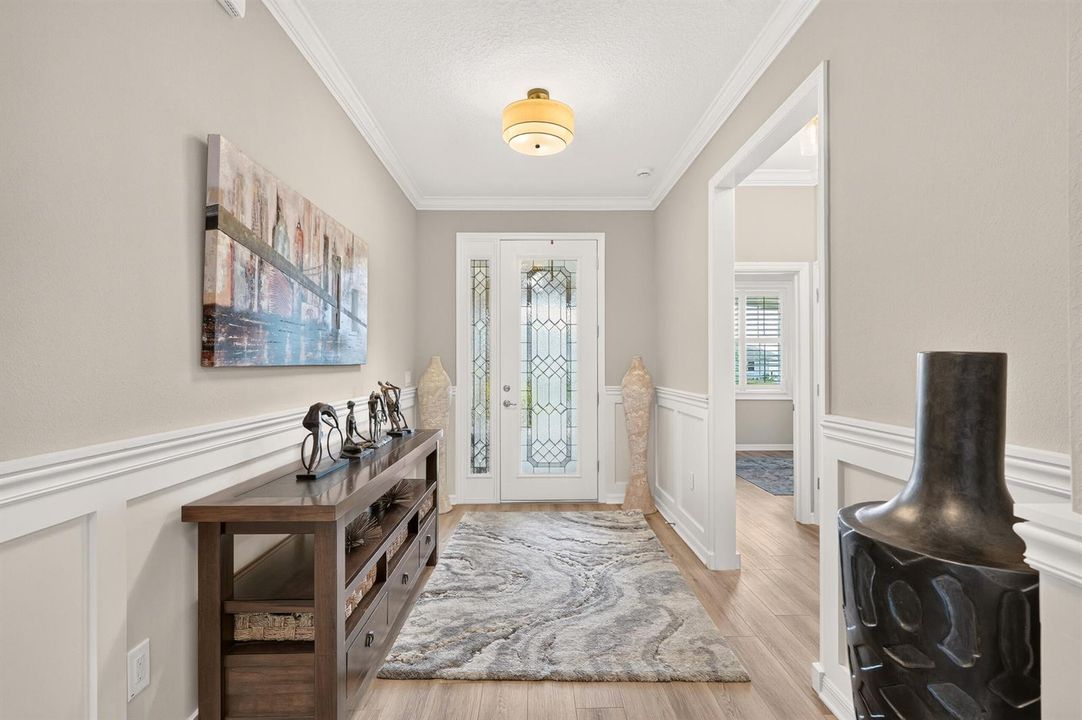 Foyer - Beveled Glass Doors