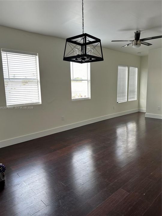 living and dining rooms