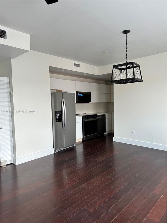 living and dining rooms