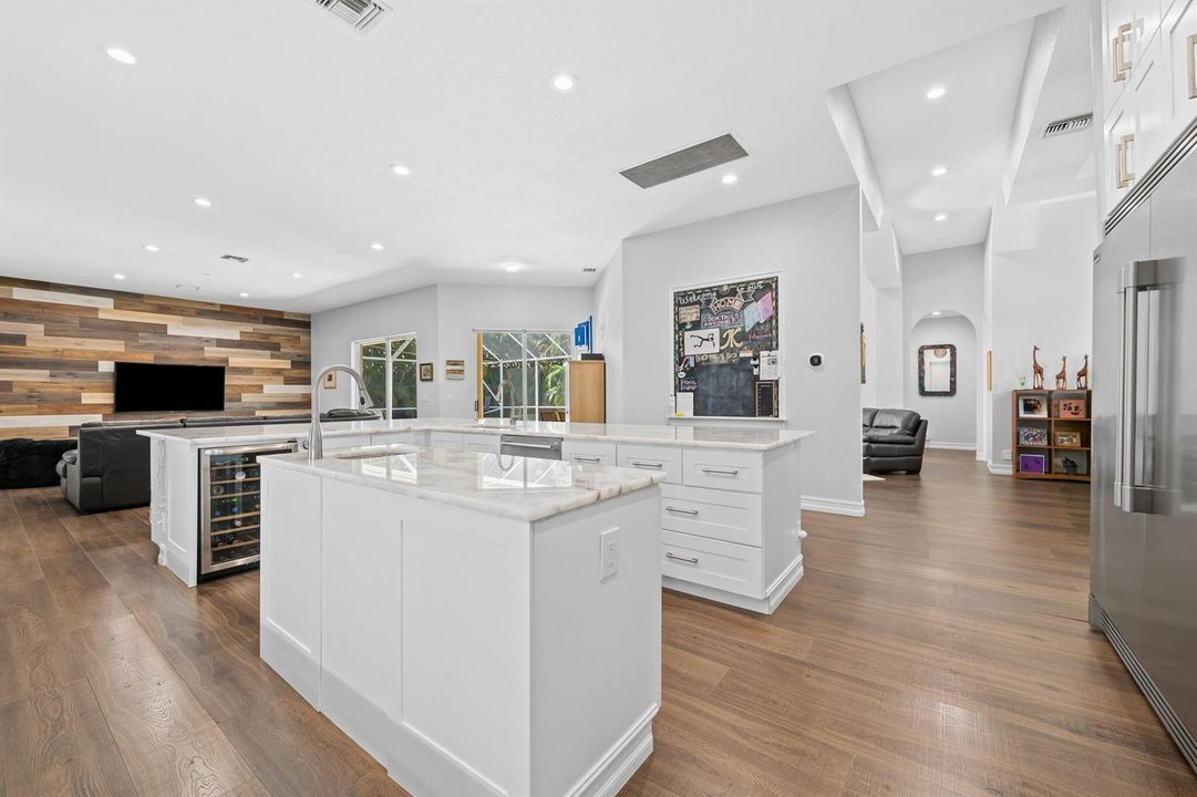 Kitchen and Living Room