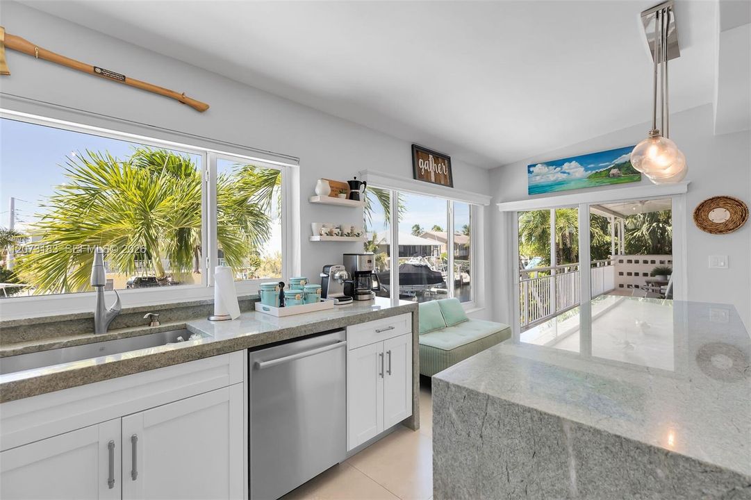 Enjoy sunsets from your kitchen