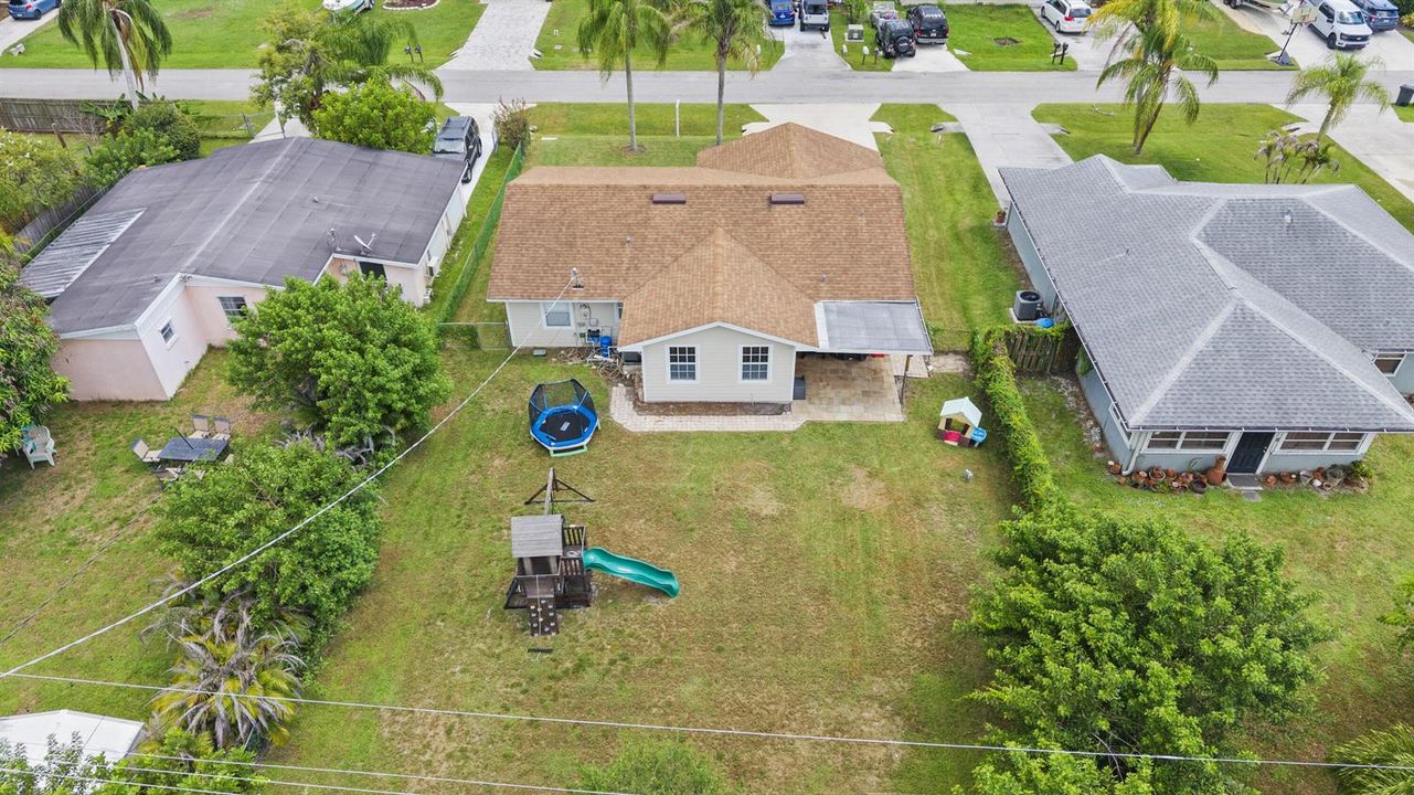 Backyard Airial View