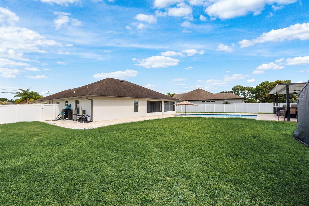 Fenced-In Back Yard