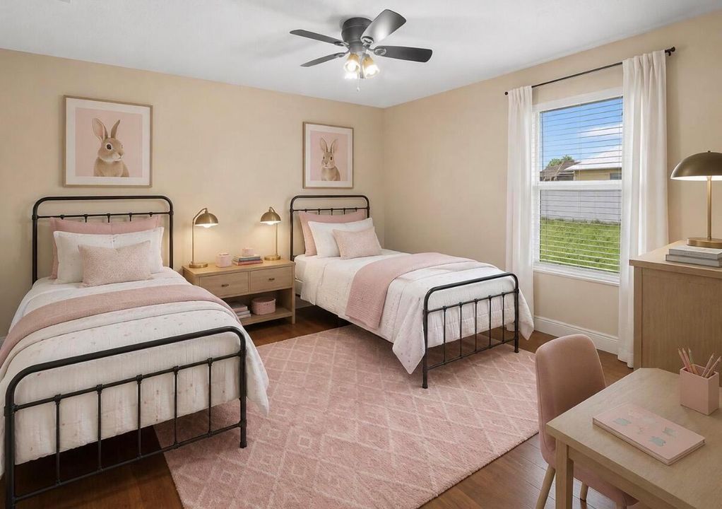 VIRTUALLY STAGED BED 2