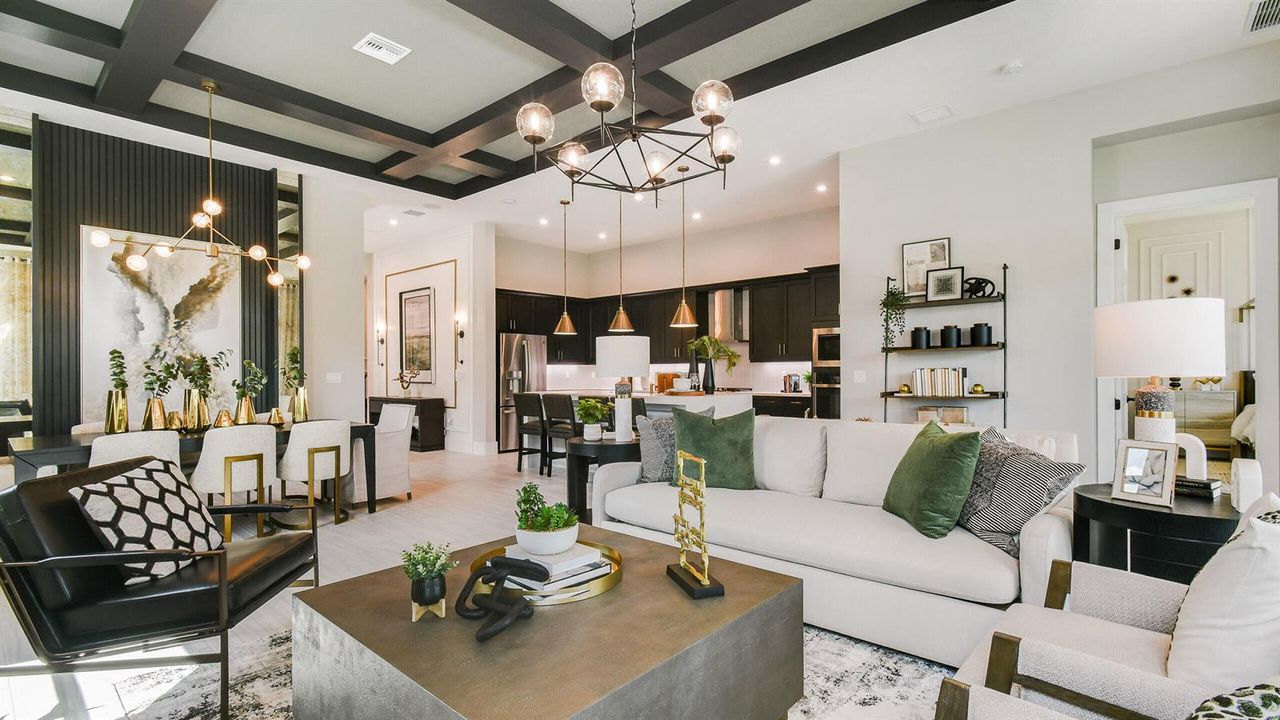 MOS-Madison Model - Great Room into Din