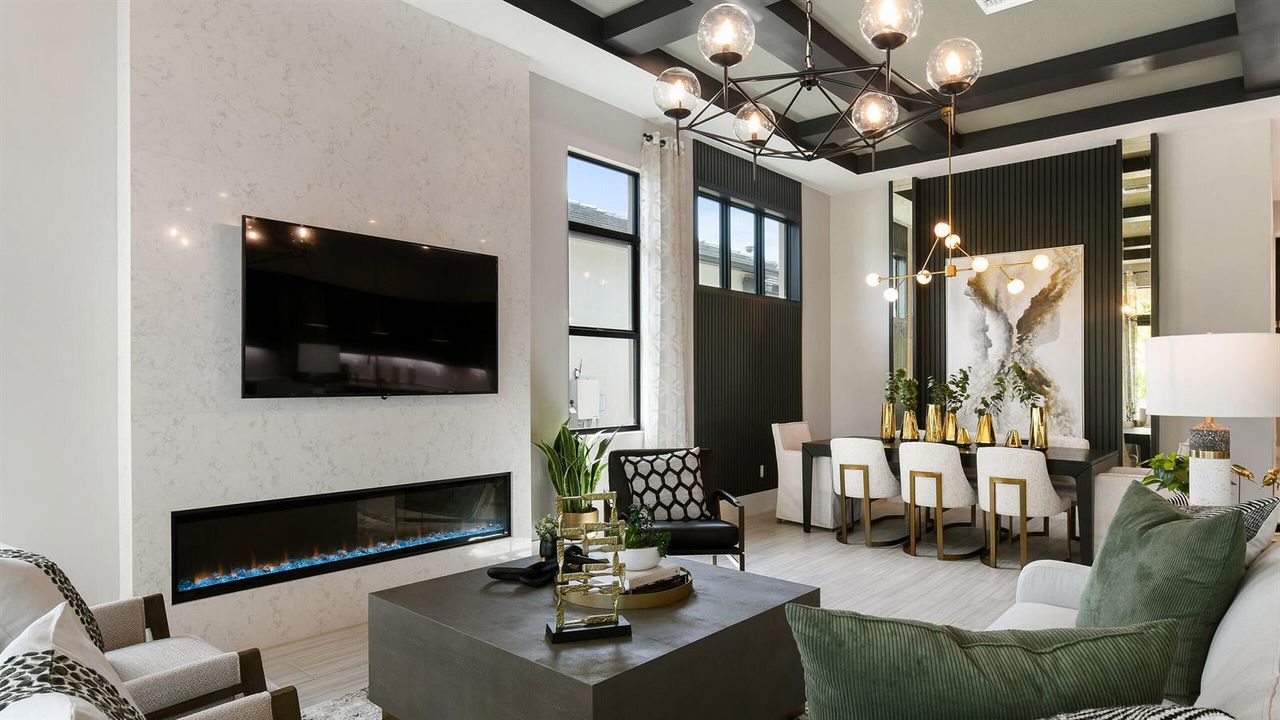 MOS-Madison Model - Great Room into Din