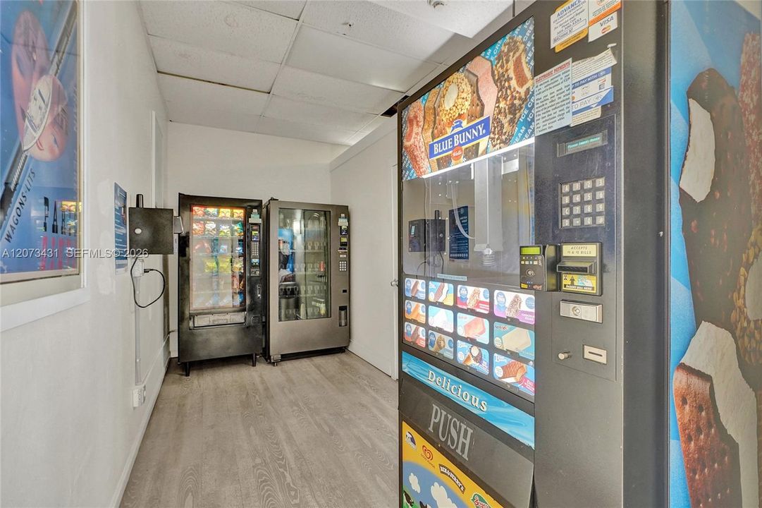 Vending machines available 24/7