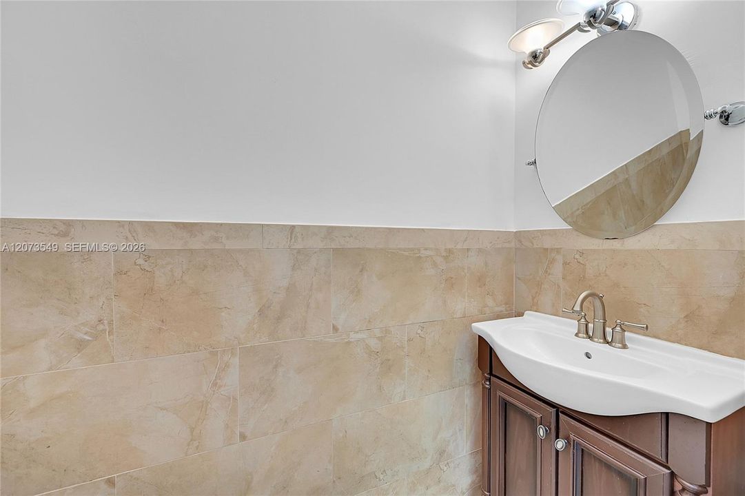 Half bathroom main floor