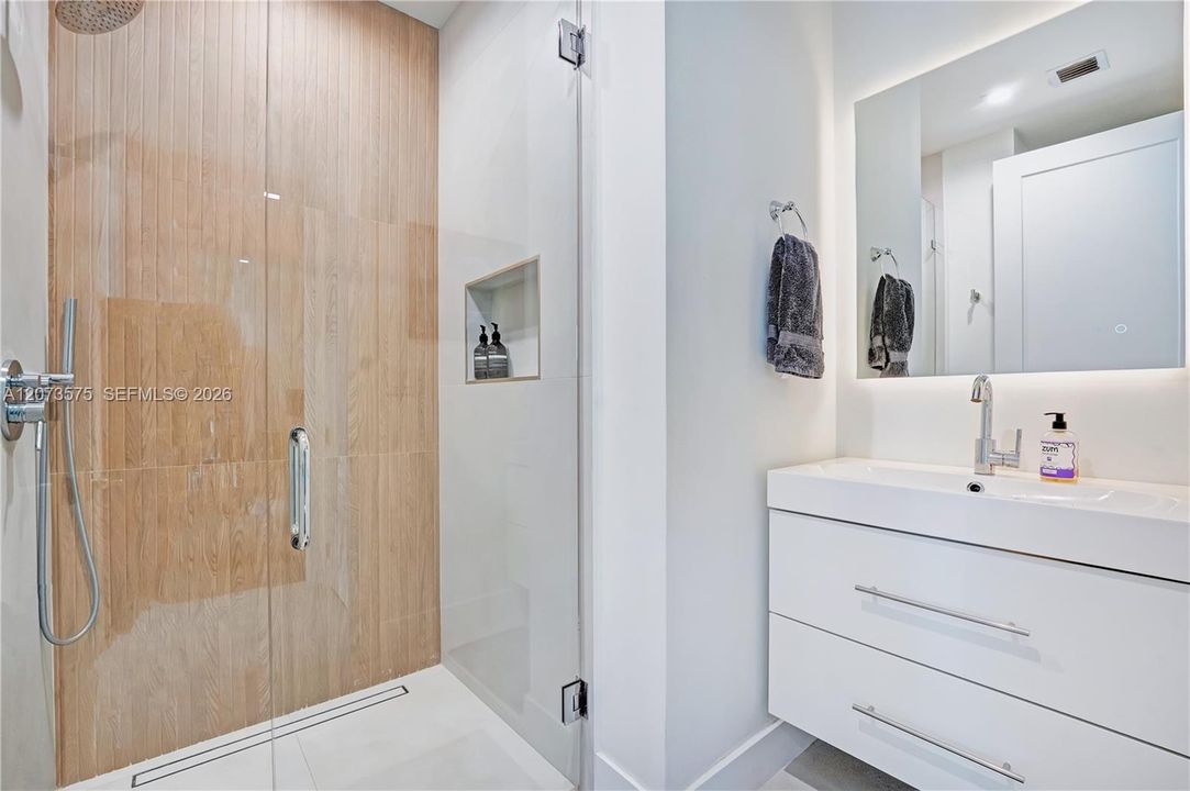 In-law quarters bathroom.